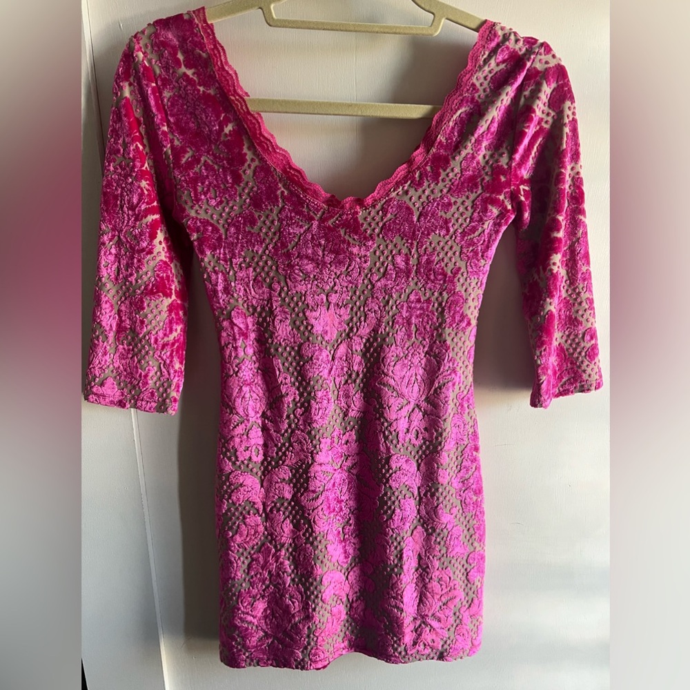Free people intimately bodycon mini dress (xs/s)